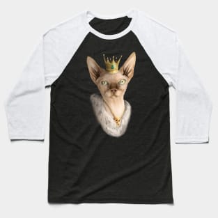 Royal Sphynx cat Baseball T-Shirt